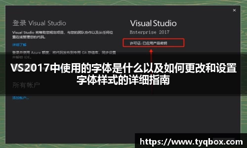 VS2017中使用的字体是什么以及如何更改和设置字体样式的详细指南